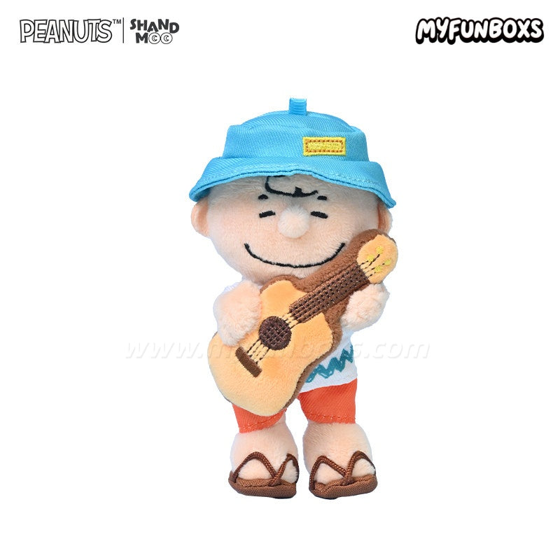 PEANUTS Snoopy Summer Vlog Series plush keychain