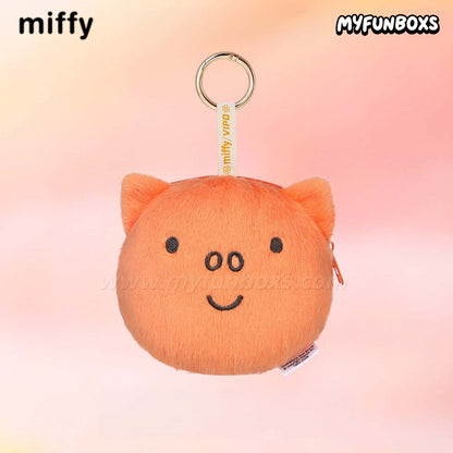 Miffy plush coin purse keychain