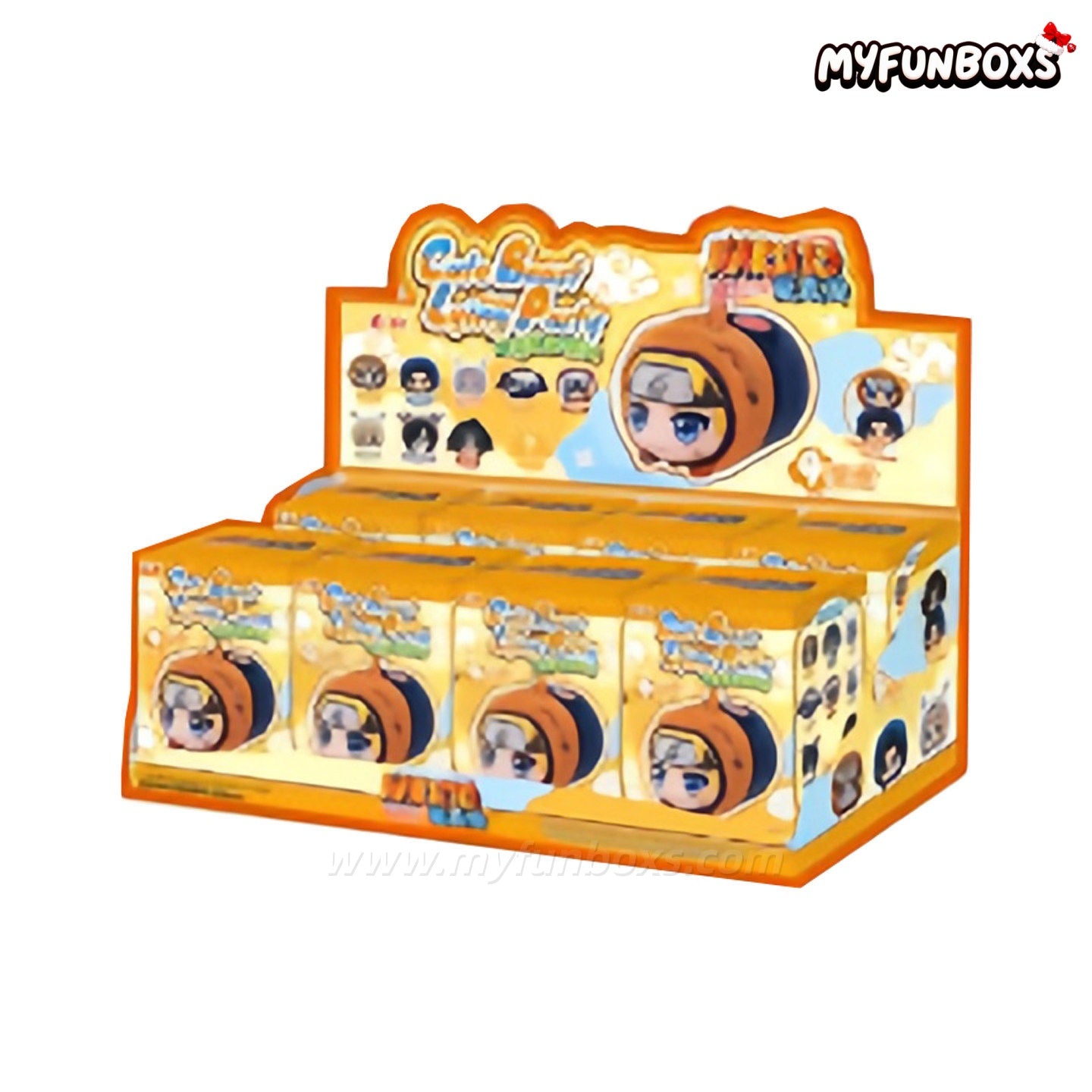 NARUTO Cute Beast Lying Party Series Plush Pendant Blind Box
