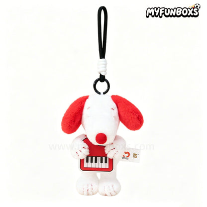 Snoopy Music Tour Series plush keychain