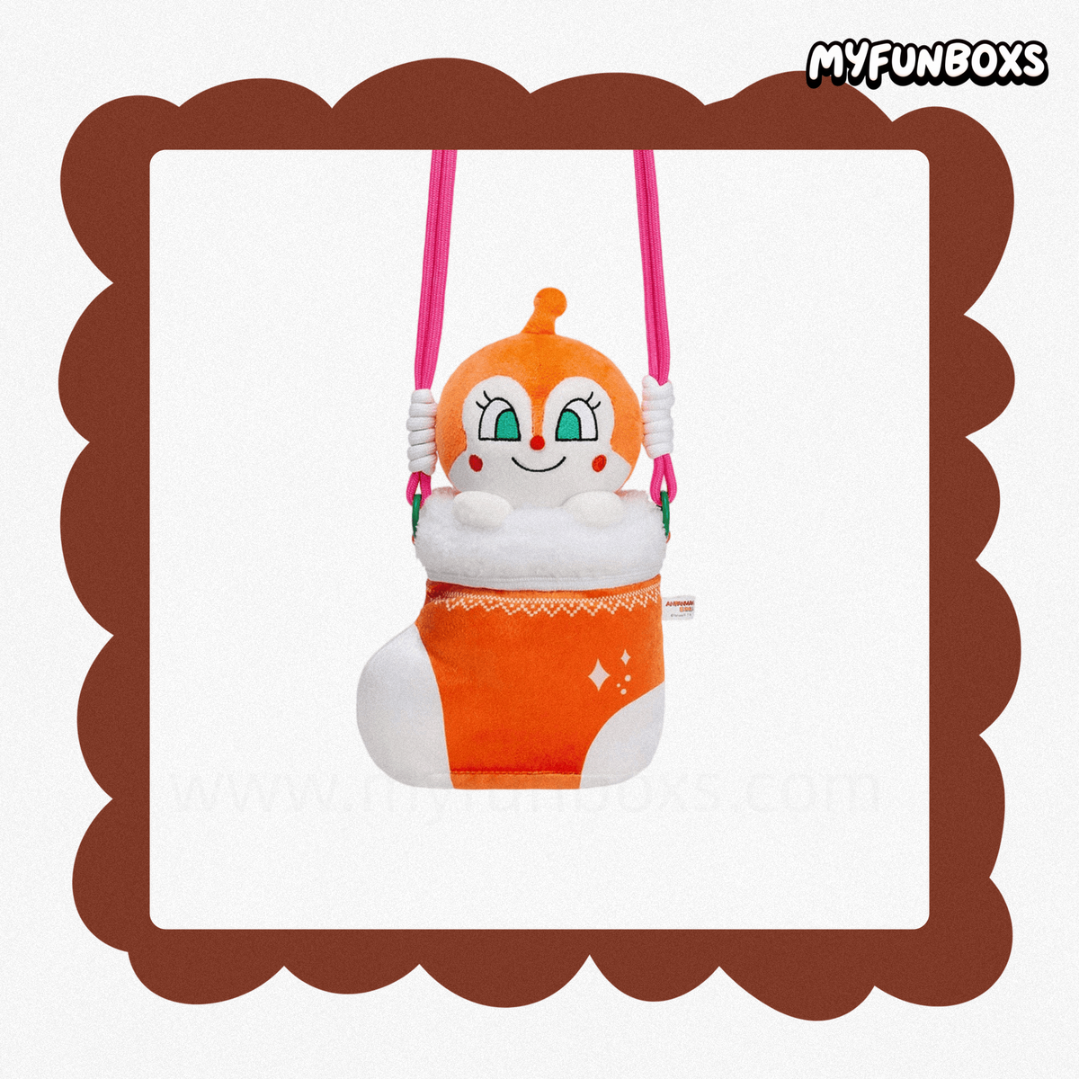 Anpanman Christmas GIFT Series Christmas Stocking Plush Pouch