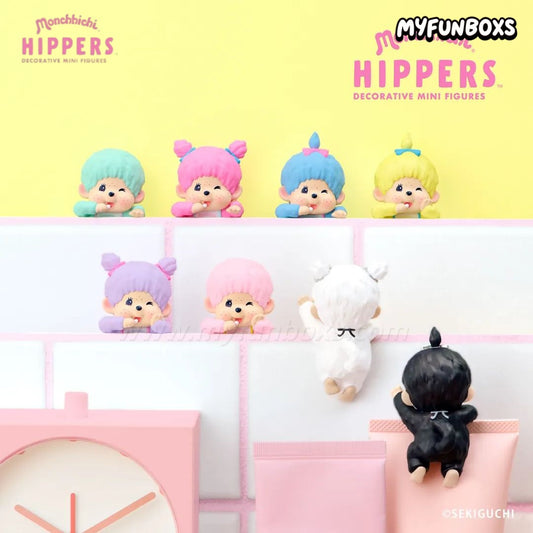 Monchhichi HIPPERS Decorative Mini Figures Colors Wink Series Blind Box