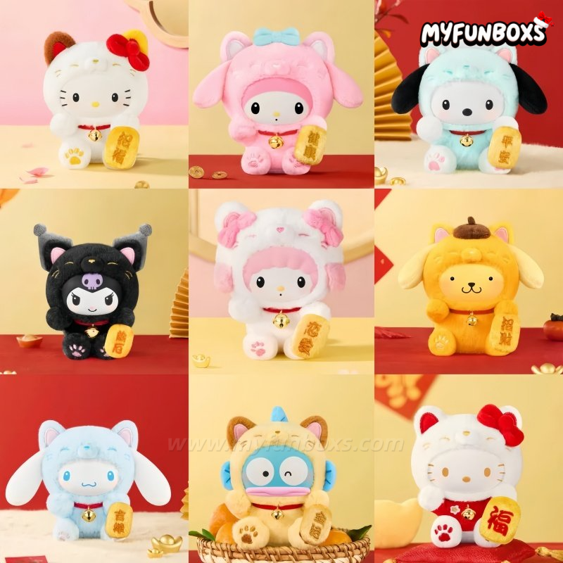 SANRI0 Lucky Cat Series Plush Blind Box (PRE-ORDER)