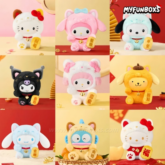 SANRI0 Lucky Cat Series Plush Blind Box (PRE-ORDER)