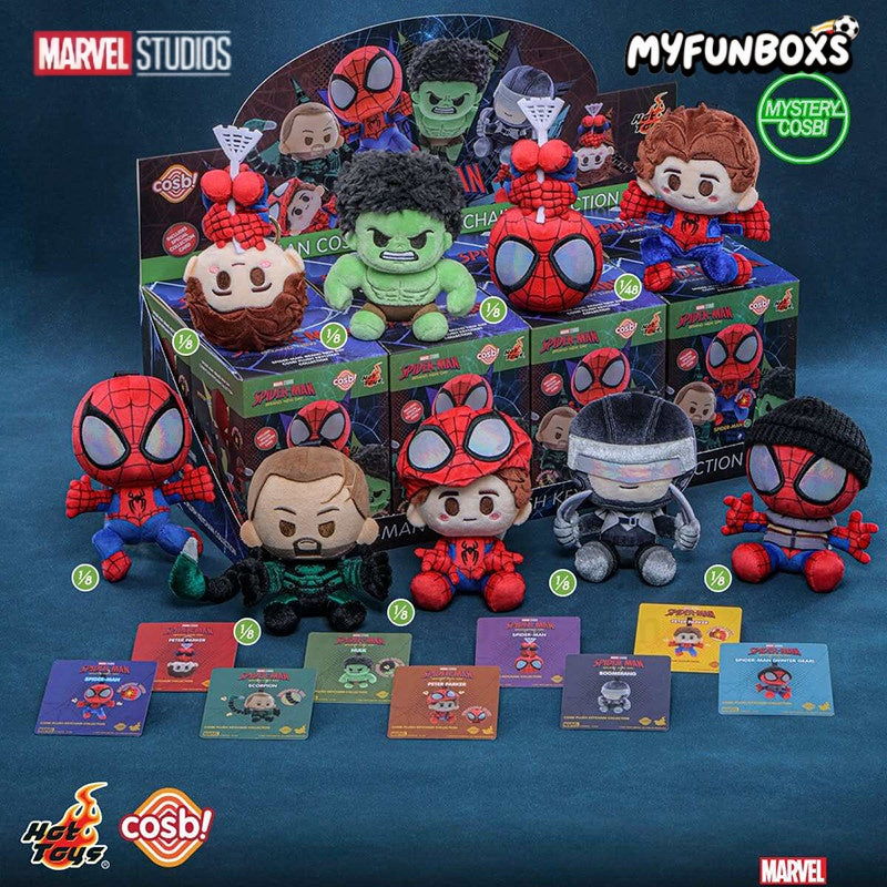 Hot Toys Spider-Man Cosbi Brand New Day Series Plush Keychain Blind Box(PRE-ORDER)