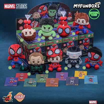 Hot Toys Spider-Man Cosbi Brand New Day Series Plush Keychain Blind Box(PRE-ORDER)