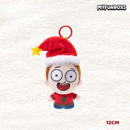 Rick and Morty Christmas Collection Plush Keychain