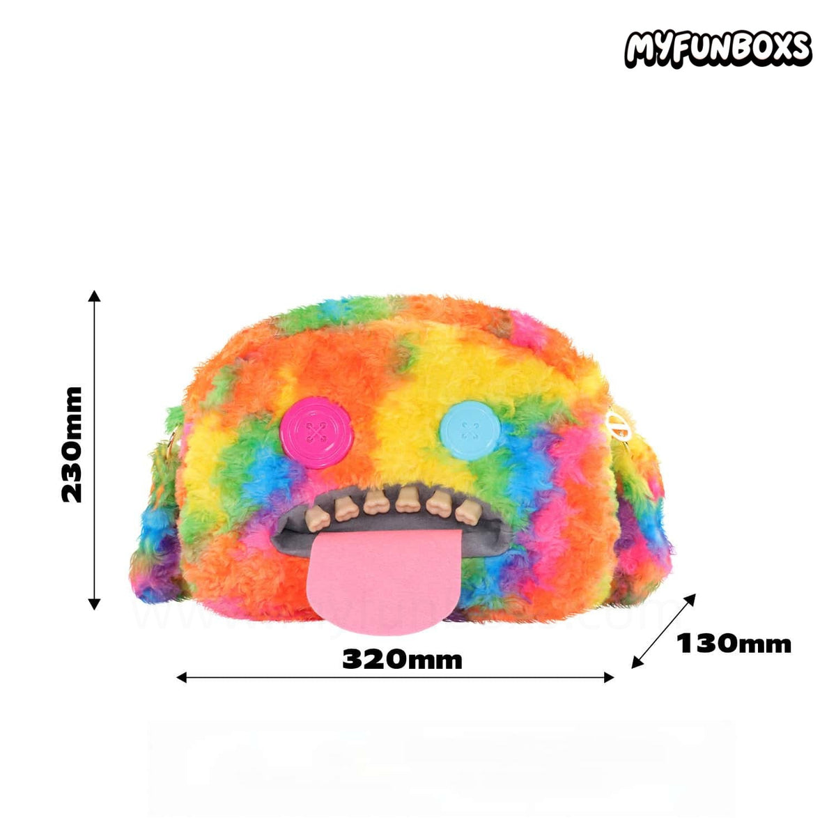 Big Head Plush Crossbody Bag – Large Capacity