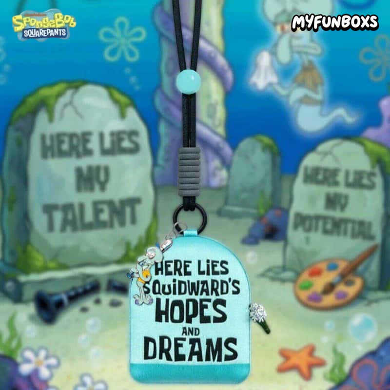 Squidward‘s Daily Life Series Coin Purse Keychain Blind Box