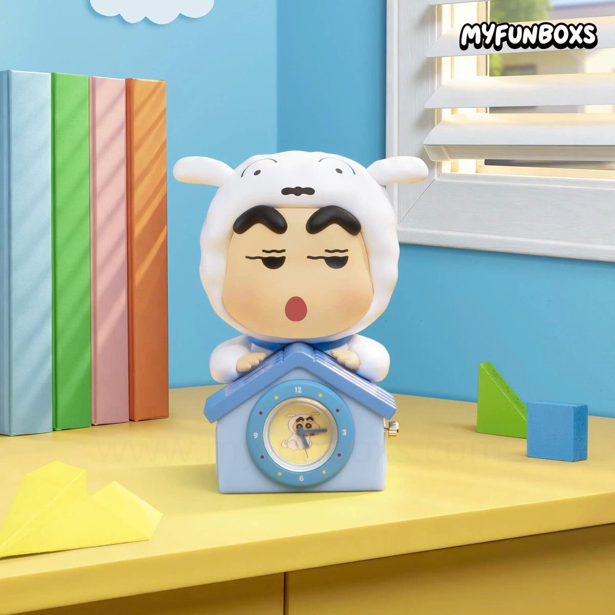 Crayon Shin-chan Dynamic Time Series Clock Decoration Figure Blind Box (PRE-ORDER)