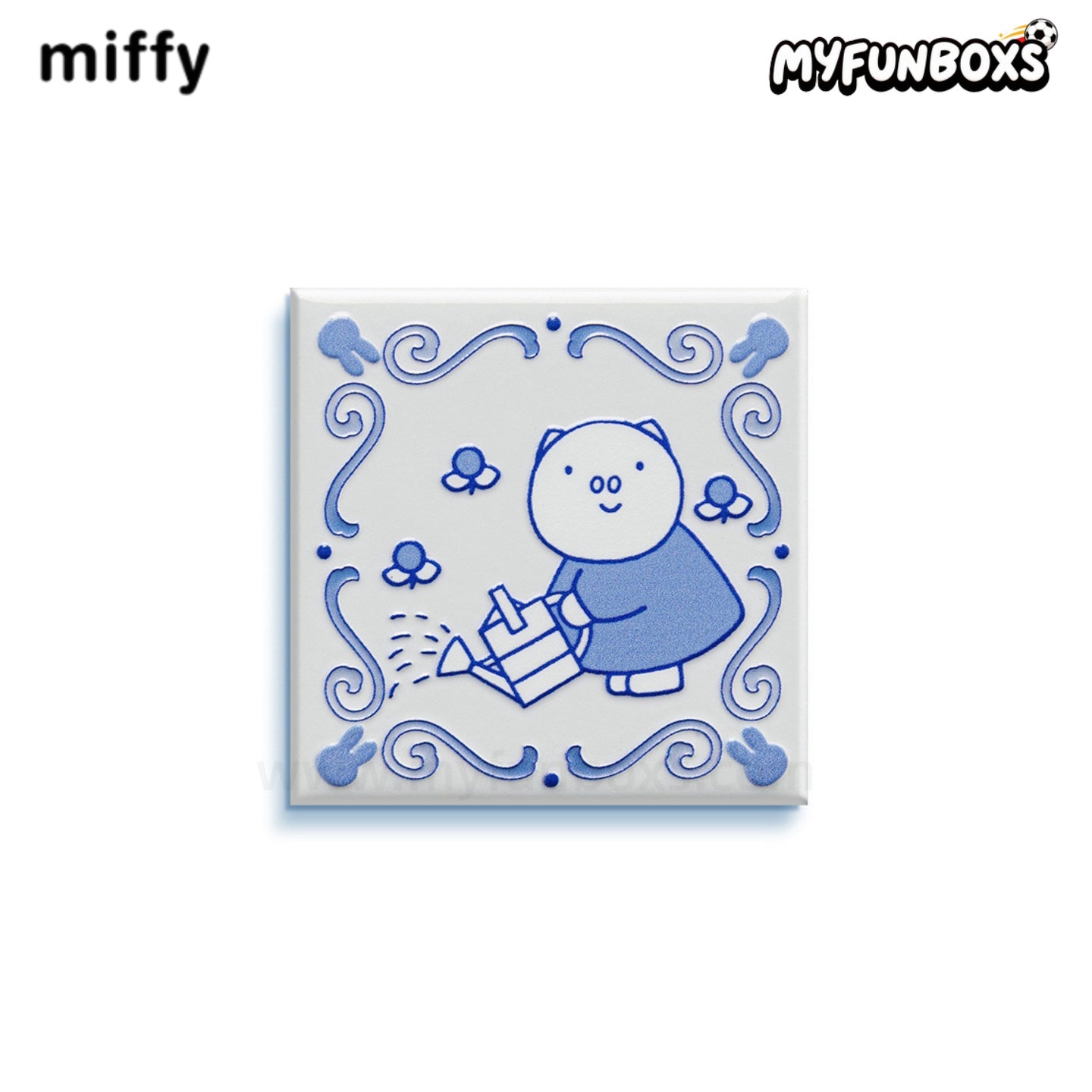 Jingdezhen x Miffy Ceramic Fridge Magnet – 70th Anniversary Limited Edition