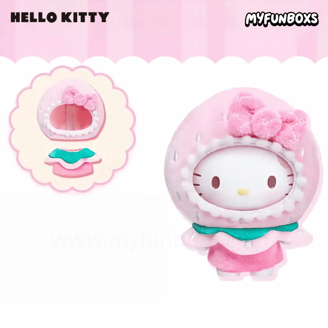 Hello Kitty Strawberry Kindergarten Series Fun Build Blind Box
