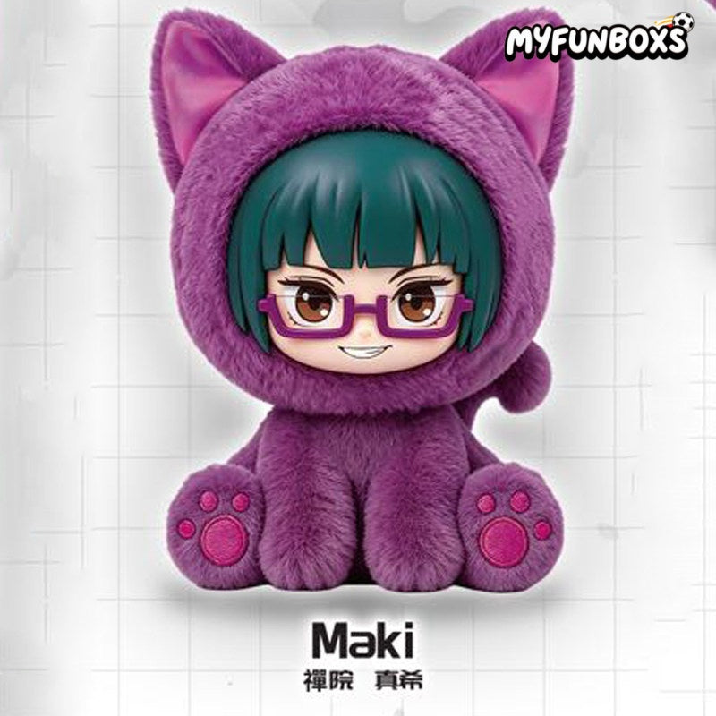 Jujutsu Kaisen Sitting Cat Party Series Plush Pendant Blind Box (PRE-ORDER)