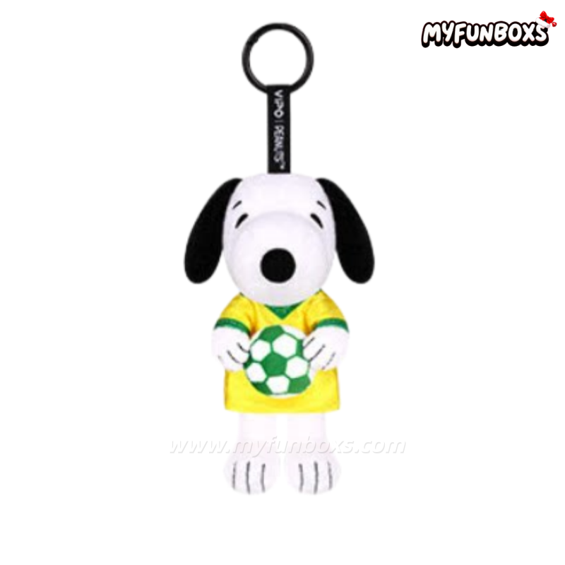 PEANUTS Snoopy Soccer Series Plush Keychain Blind Box