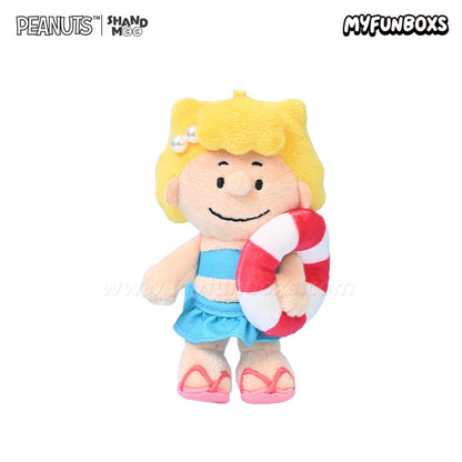 PEANUTS Snoopy Summer Vlog Series plush keychain