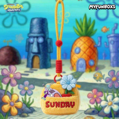 Squidward‘s Daily Life Series Coin Purse Keychain Blind Box