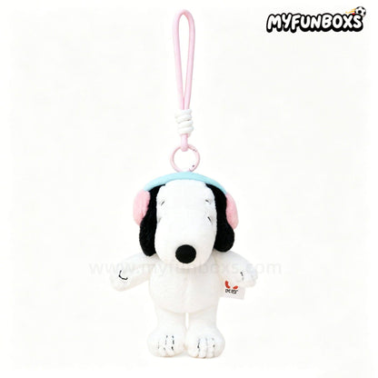 Snoopy Music Tour Series plush keychain