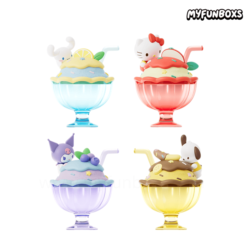 Sanrio Summer Shaved Ice Series figurines