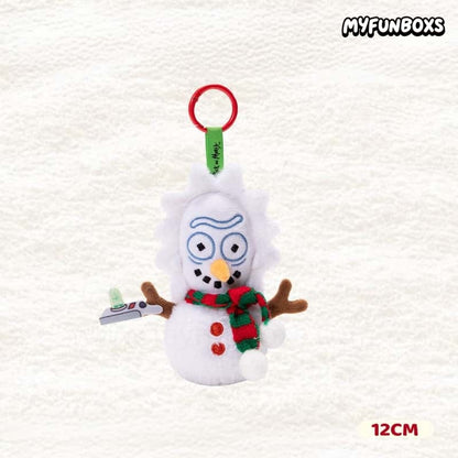Rick and Morty Christmas Collection Plush Keychain