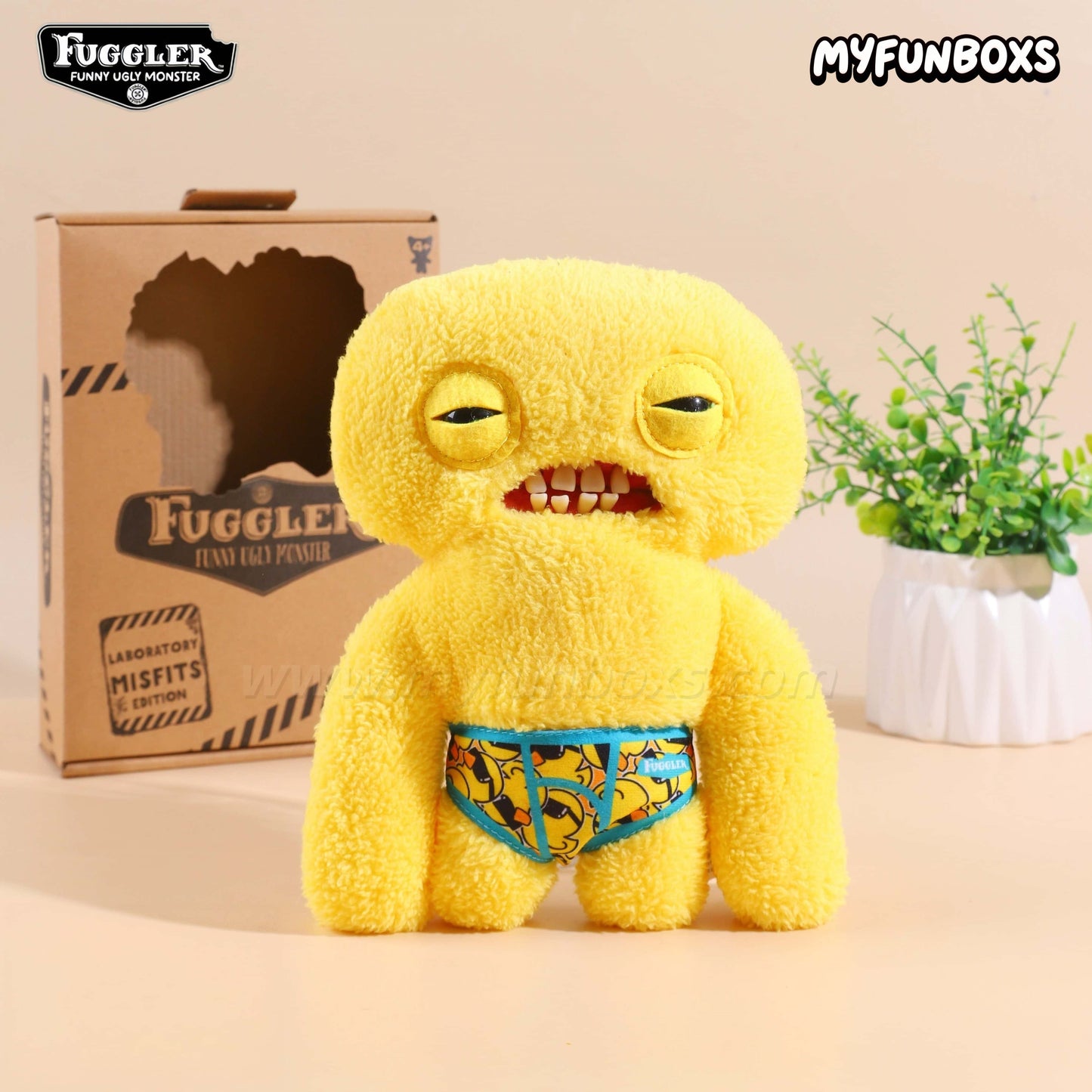 Fuggler Patchwork Monster plush doll