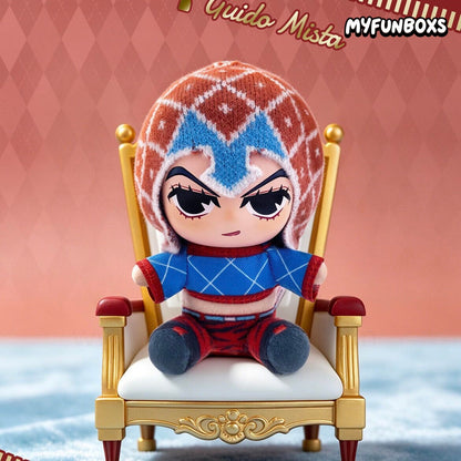 JoJo's Bizarre Adventure Golden Wind Series Chibi Sitting Plush Pendant Blind Box (PRE-ORDER)