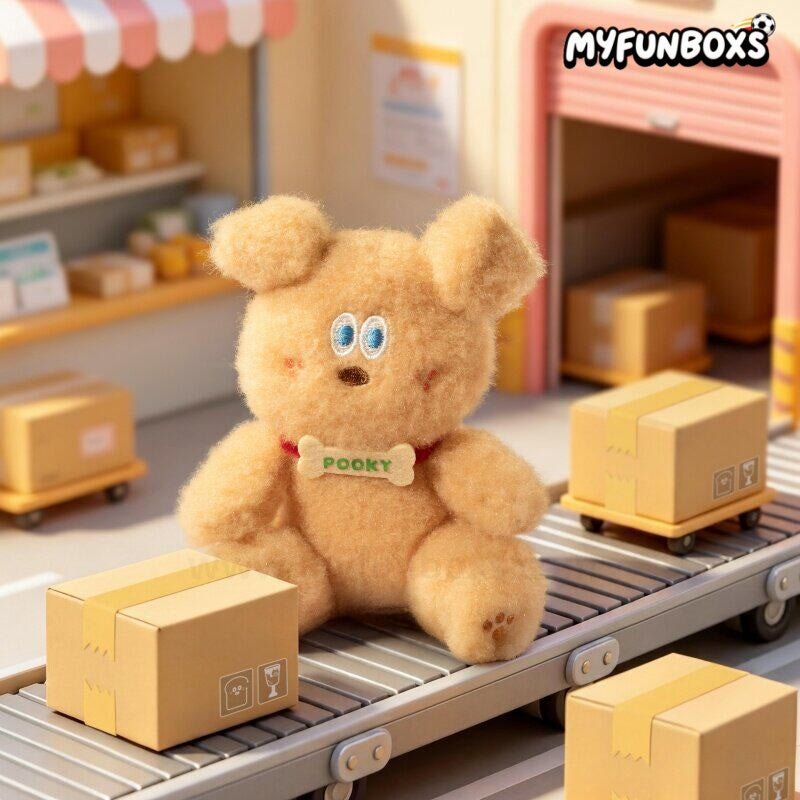 Brunch Brother Cutenee in Town Series plush keychain blind box