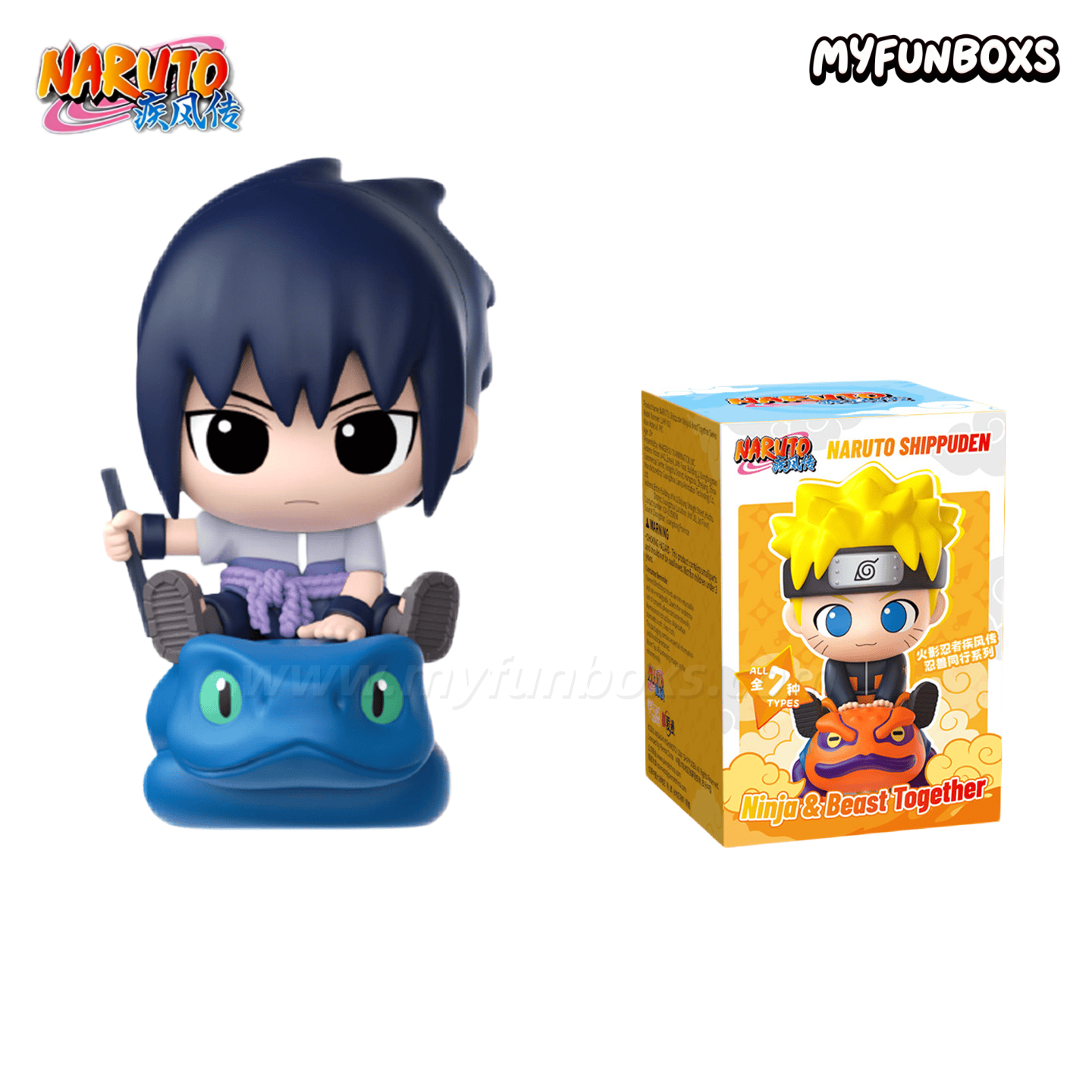Naruto Shippuden Ninjo &Beast Together Series Figure blind box