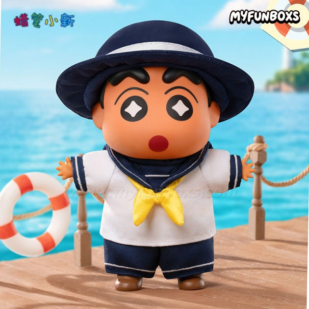 CRAYON SHINCHAN Go To The beach Series Plush Charm Blind Box