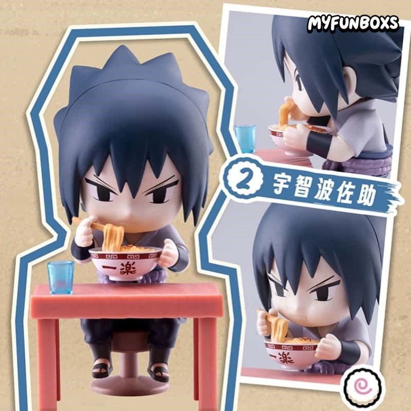 Naruto Shippuden Ramen Theme Series Figure Blind Box Sasuke Uchiha