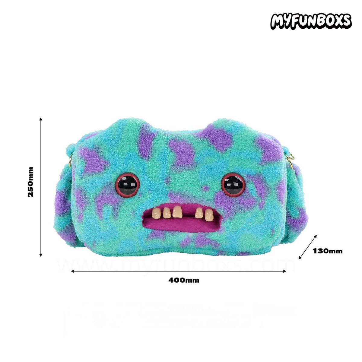 Big Head Plush Crossbody Bag – Large Capacity