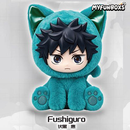 Jujutsu Kaisen Sitting Cat Party Series Plush Pendant Blind Box (PRE-ORDER)