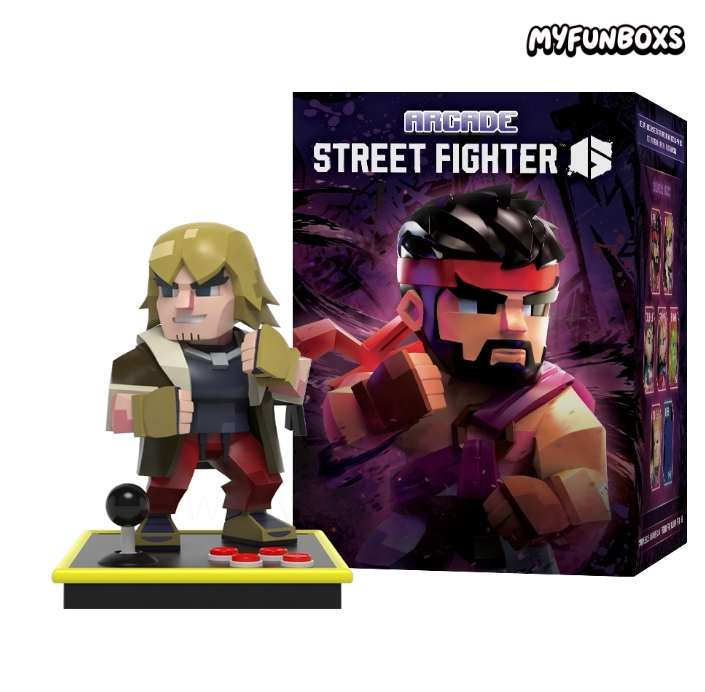 Mighty Jaxx Street Fighter Arcade Pixel Series Figure Blind Box