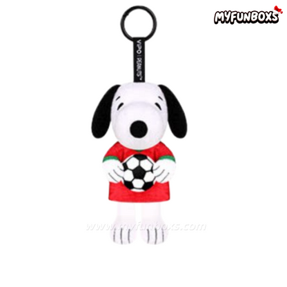 PEANUTS Snoopy Soccer Series Plush Keychain Blind Box