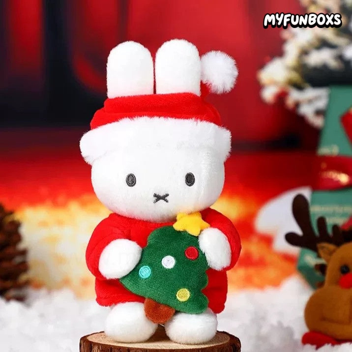 Miffy Christmas Winter Series plush keychain blind box