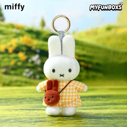 Miffy Travel Series mini bag plush keychain