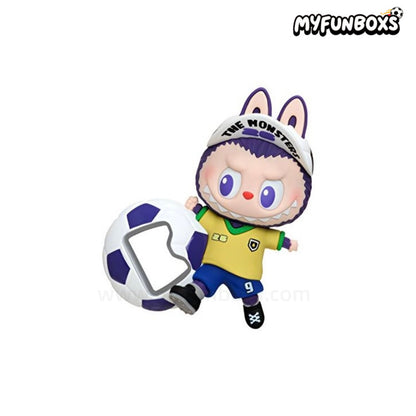 POP MART THE MONSTERS × FIFA Series bottle opener fridge magnet blind box