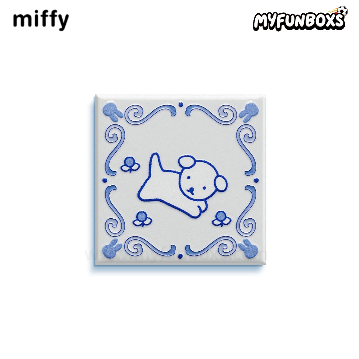 Jingdezhen x Miffy Ceramic Fridge Magnet – 70th Anniversary Limited Edition