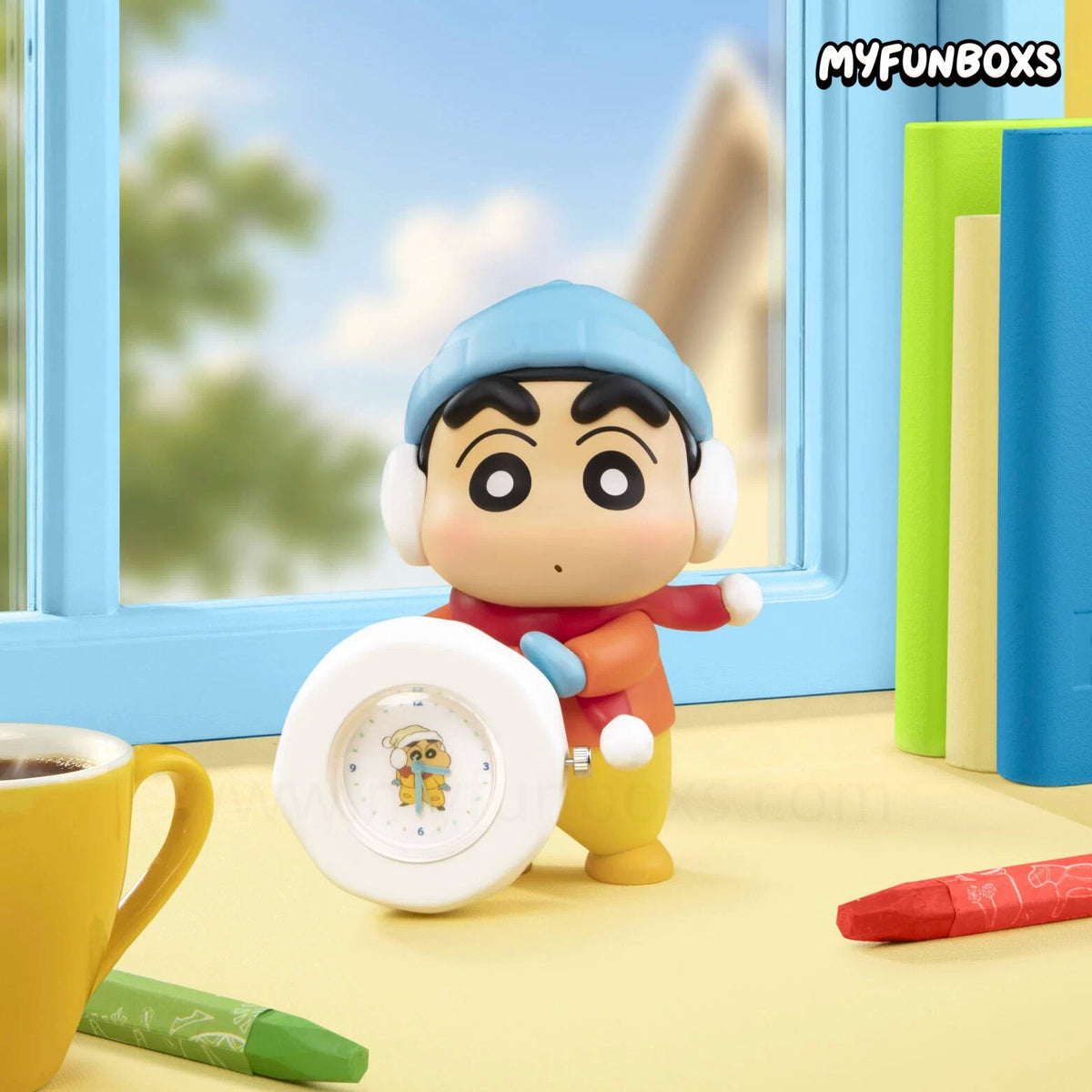 Crayon Shin-chan Dynamic Time Series Clock Decoration Figure Blind Box (PRE-ORDER)