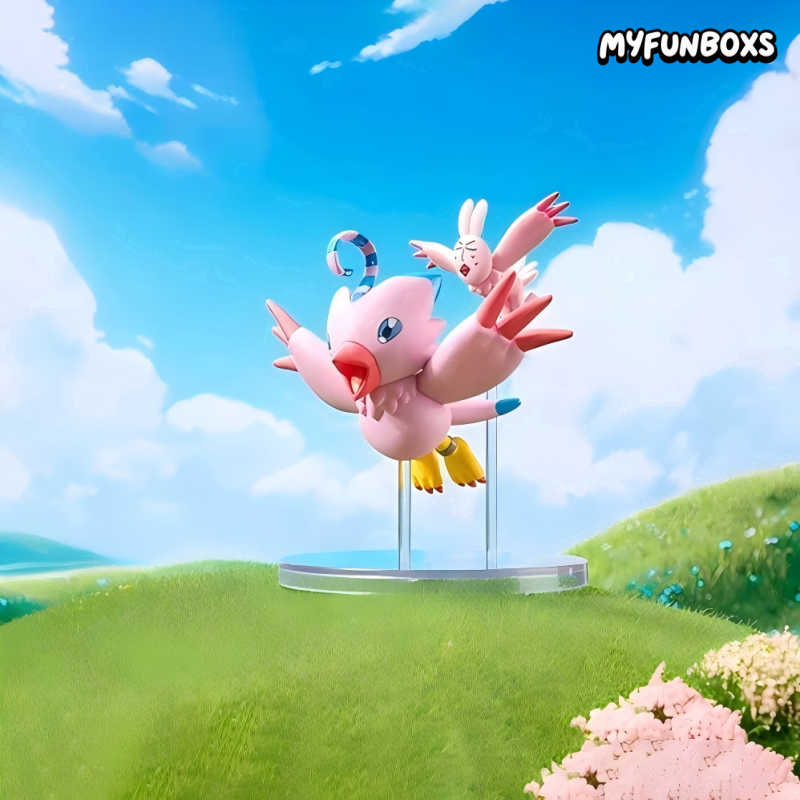 BNFQ Digimon x My Friend Rabbit Happy Companions Series Figure  Blind Box