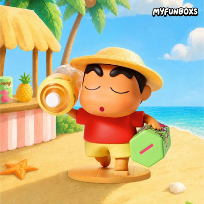 Crayon Shinchan Tropical Island Holiday Series figure blind box