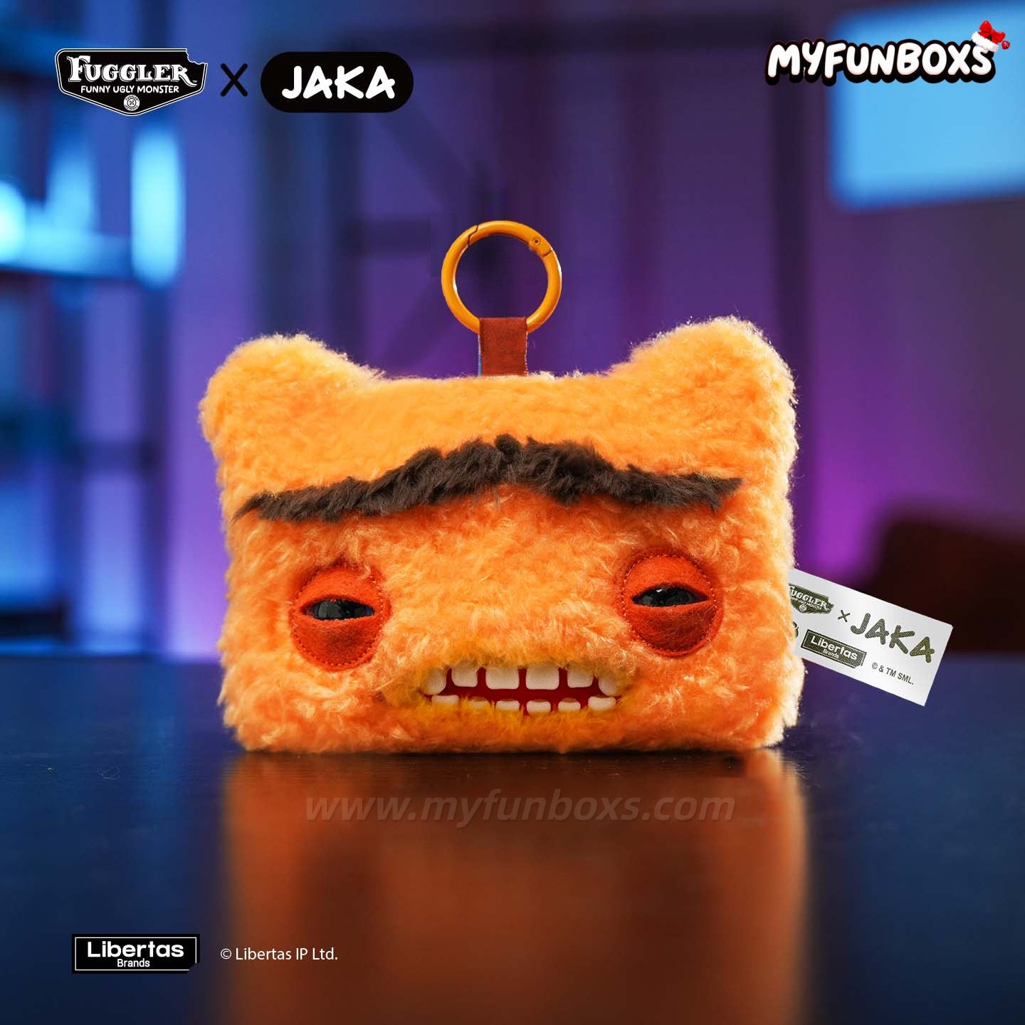 Fuggler × JAKA: Lab Escape Series - Furry Fiends Tote Bag Smack-Fiend (Unibrow) (Exclusive)