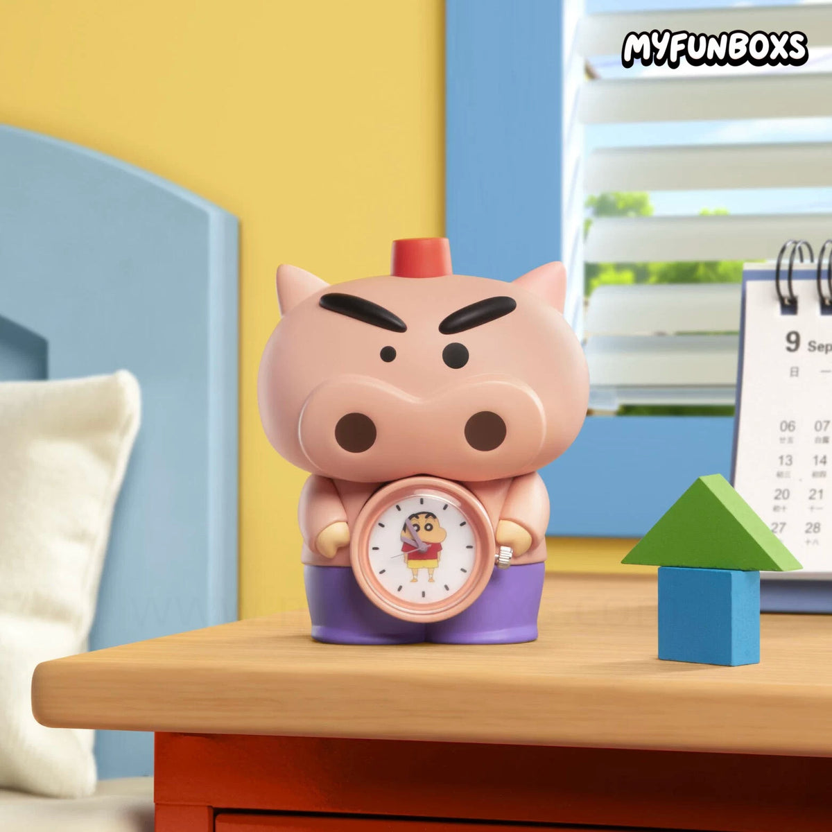 Crayon Shin-chan Dynamic Time Series Clock Decoration Figure Blind Box (PRE-ORDER)