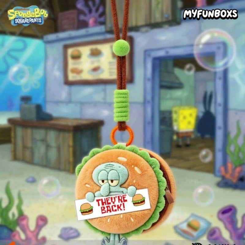 Squidward‘s Daily Life Series Coin Purse Keychain Blind Box