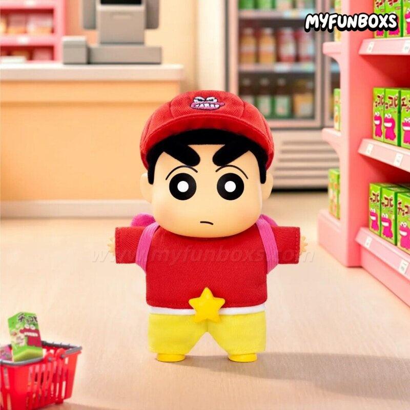 CRAYON SHINCHAN Cute Life Series Plush Charm Blind Box