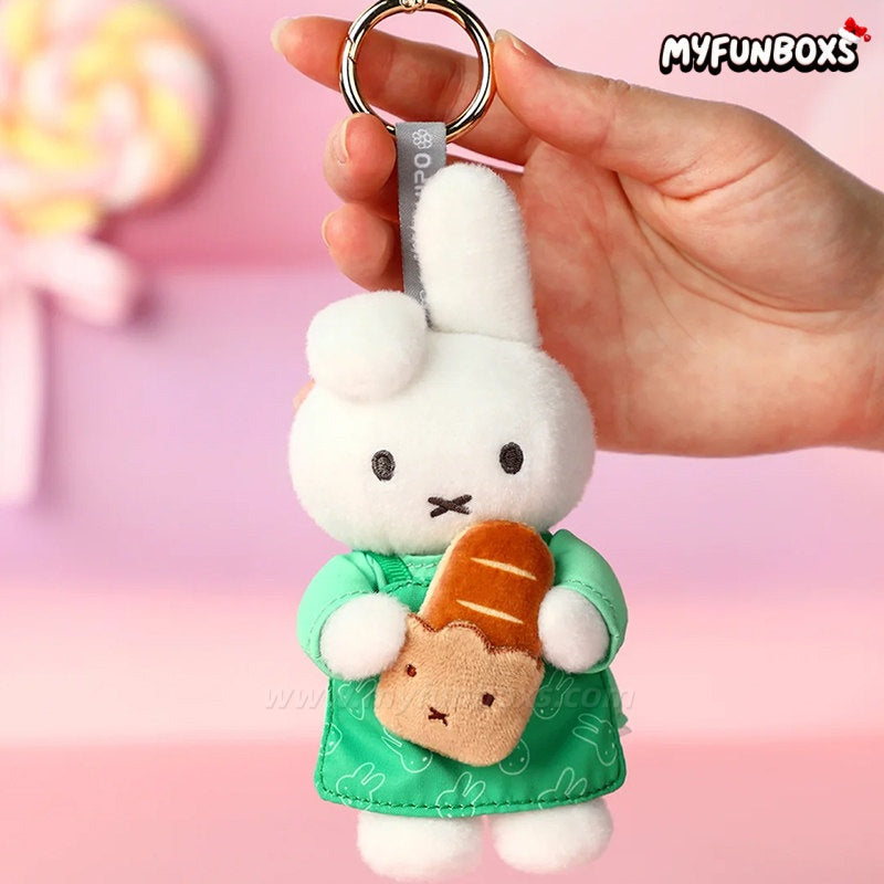 Miffy Bakery Series Plush Keychain Blind Box（In stock）