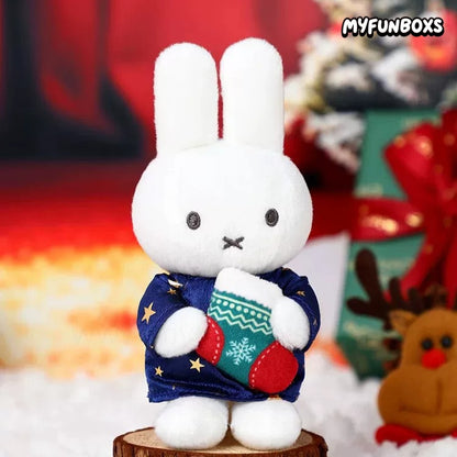 Miffy Christmas Winter Series plush keychain blind box