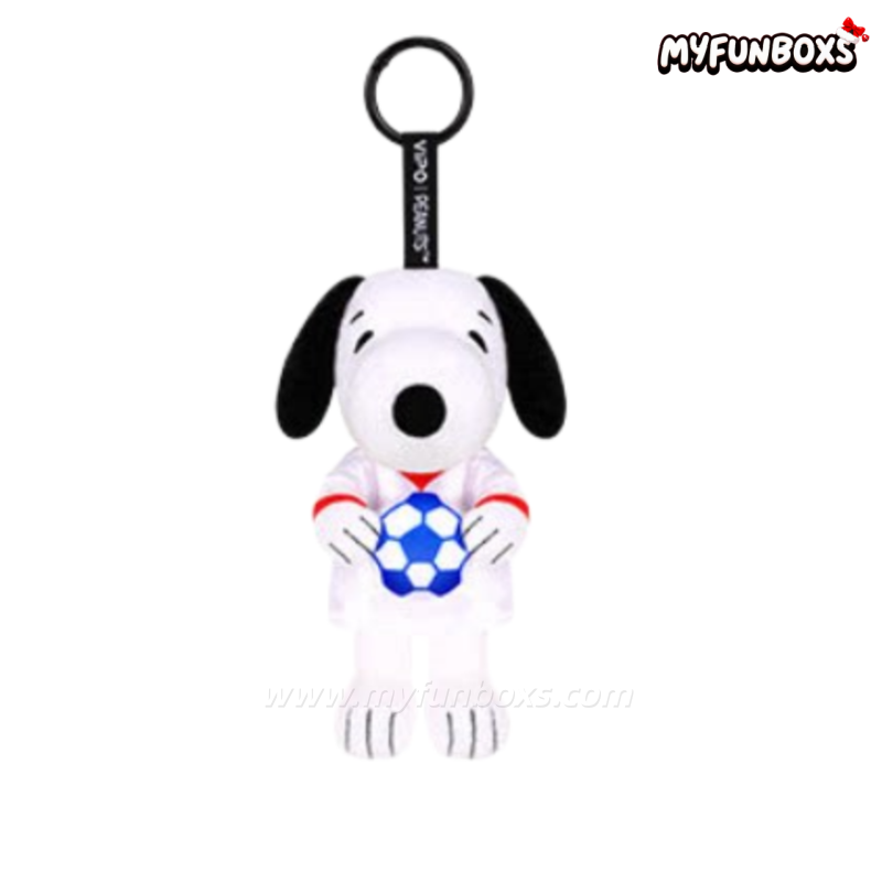 PEANUTS Snoopy Soccer Series Plush Keychain Blind Box