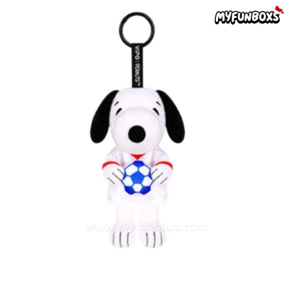 PEANUTS Snoopy Soccer Series Plush Keychain Blind Box