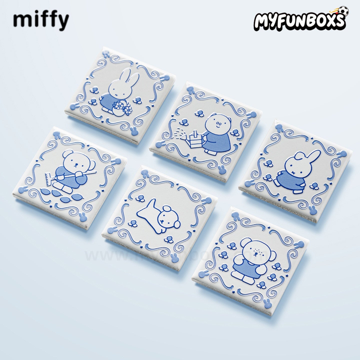 Jingdezhen x Miffy Ceramic Fridge Magnet – 70th Anniversary Limited Edition