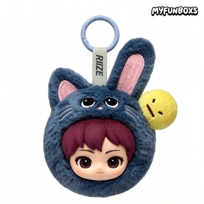 POP MART RlIZE Fluffy Club Series Mini Pouch Keychain Blind Box